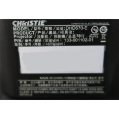 Christie Digital DHD670E Projector Package