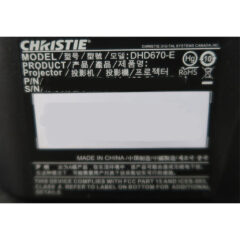 Christie Digital DHD670E Projector Package