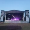 Layher Based Gable Roof Stage with Cow Sheds