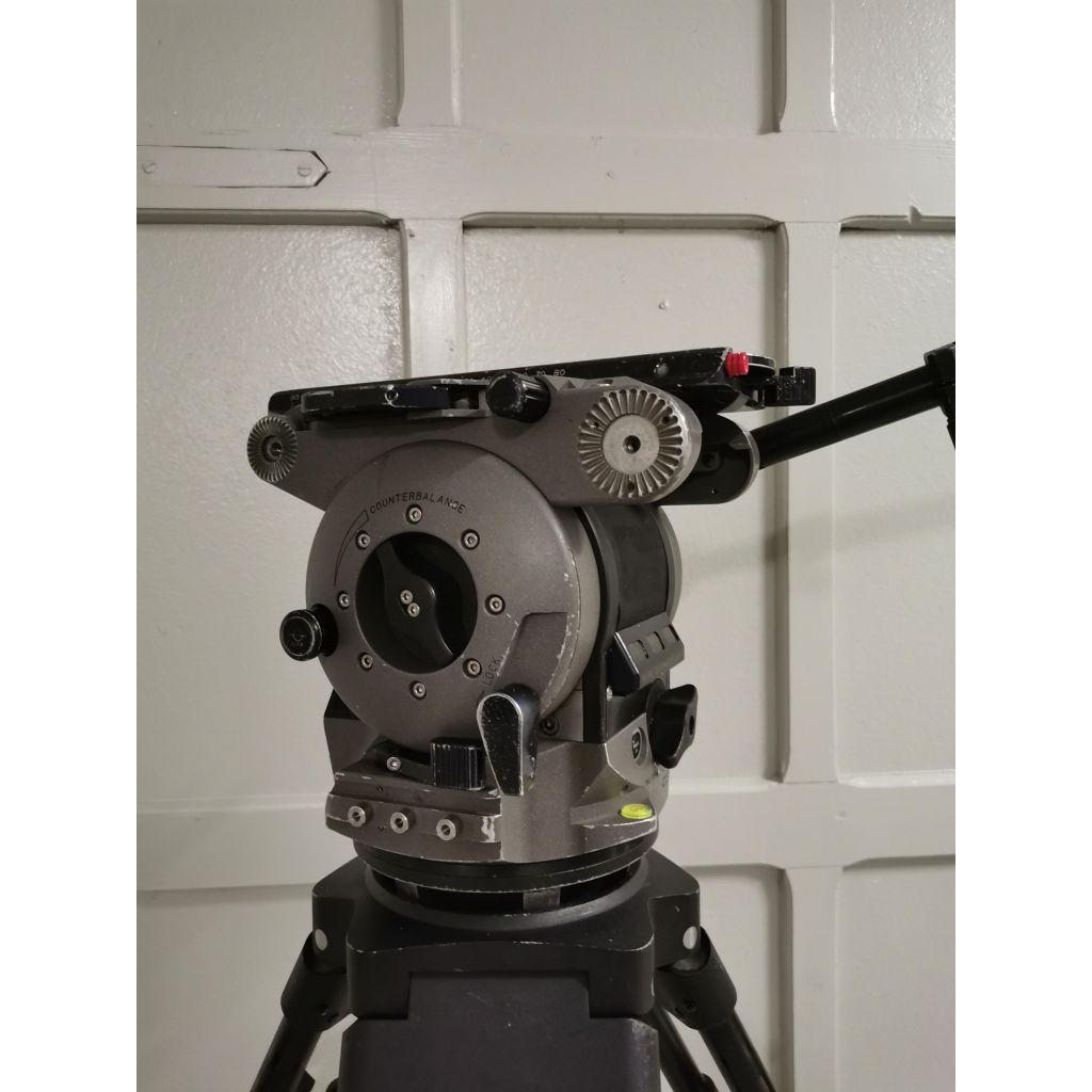 CARTONE SIGMA S100 fluid head 150mm bowl, case + CARTONE HD 2 stage tripod , ground spreader, case