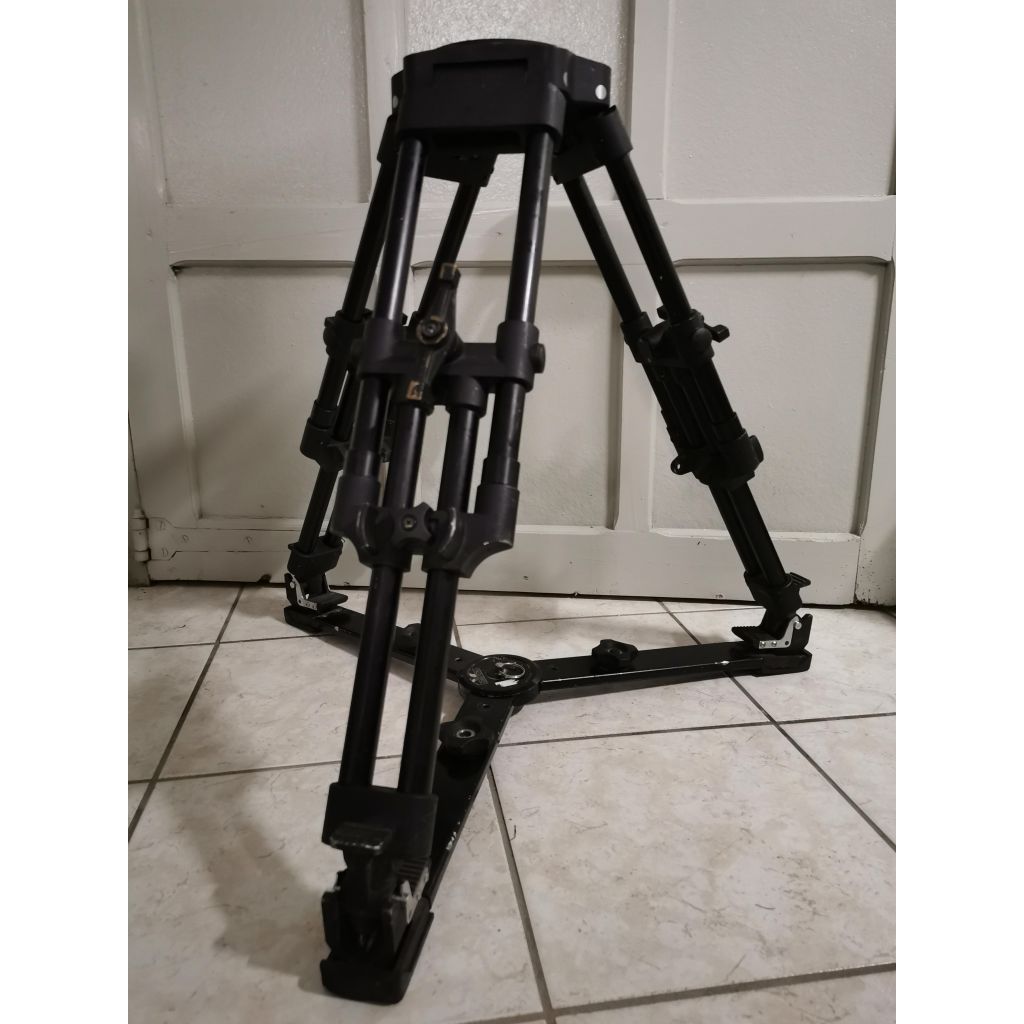CARTONE SIGMA S100 fluid head 150mm bowl, case + CARTONE HD 2 stage tripod , ground spreader, case