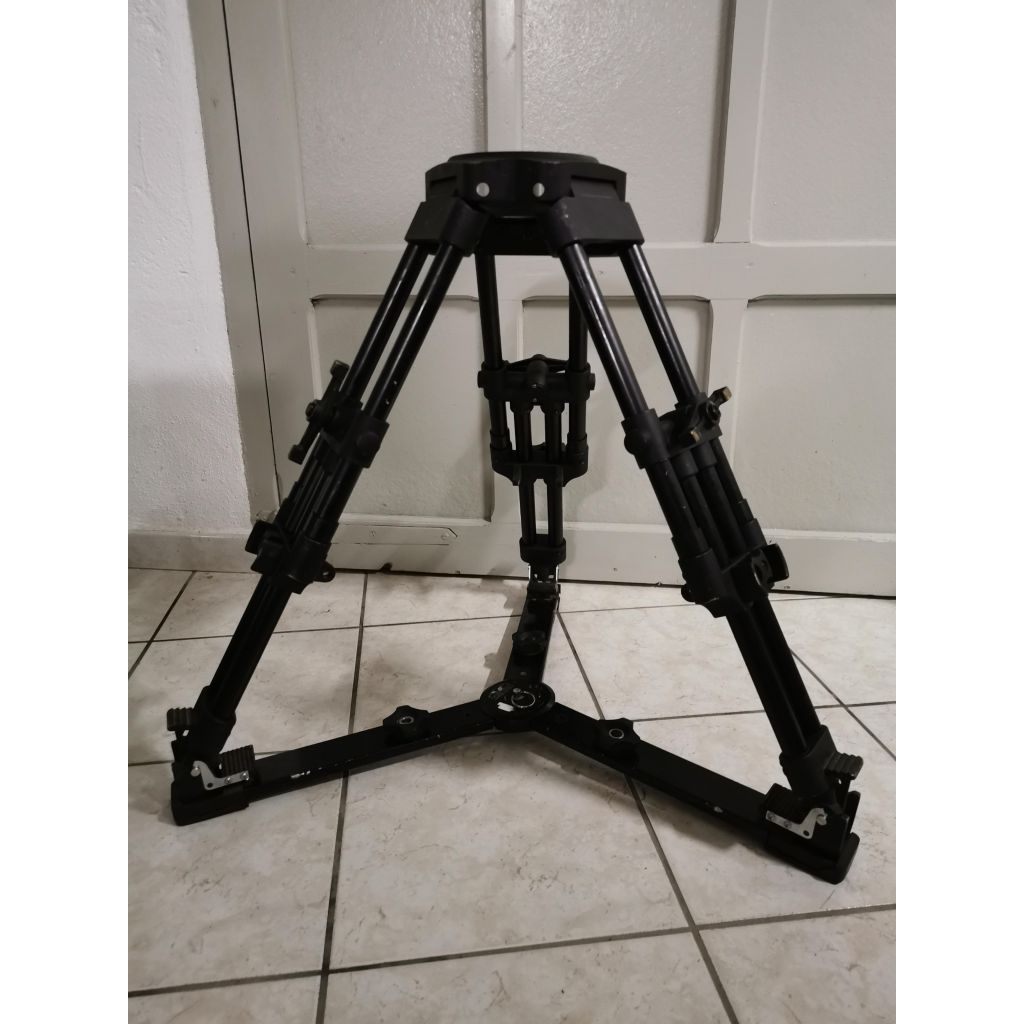 CARTONE SIGMA S100 fluid head 150mm bowl, case + CARTONE HD 2 stage tripod , ground spreader, case