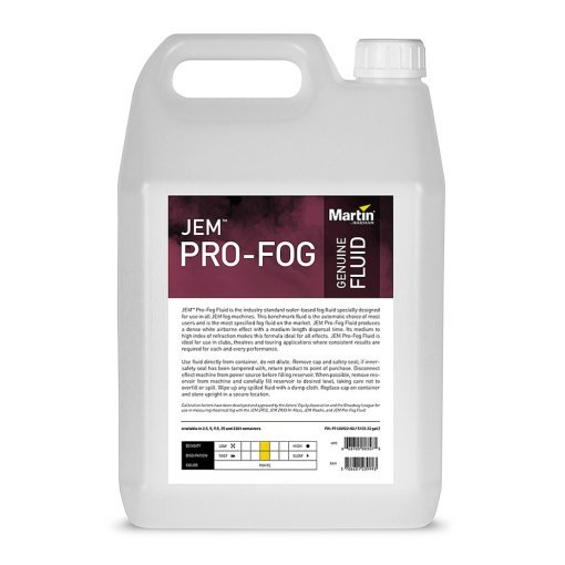 Martin JEM Pro-Fog Fluid 4 X 5L (ZR Fluid) - 16 Boxes