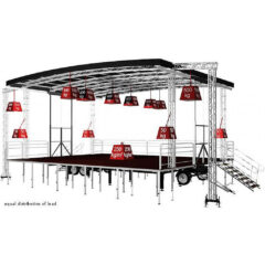Alspaw xl80 Mobile Trailer Stage
