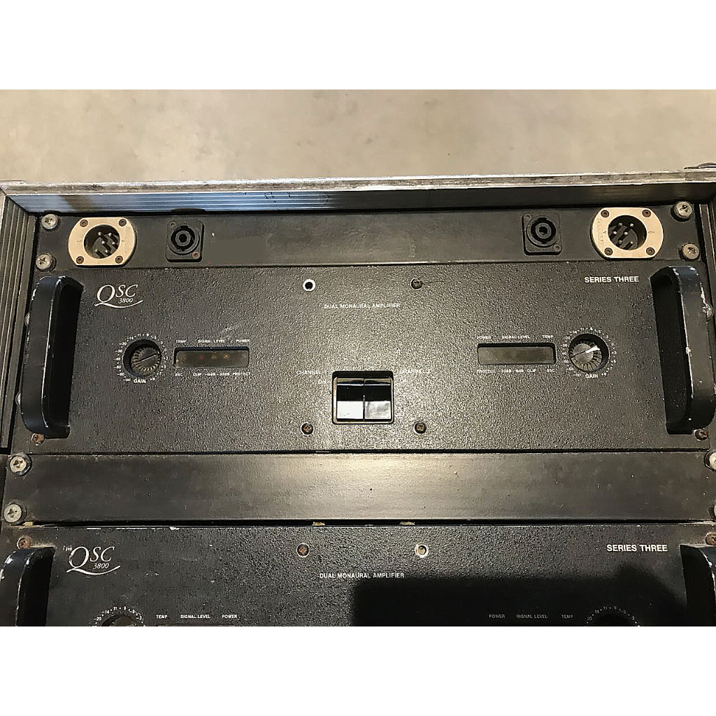 QSC 3800 Power Amplifier Set