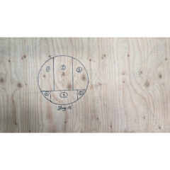 Custom Round Wooden Stage