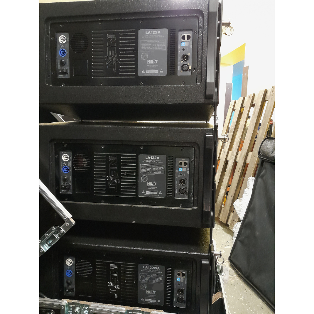 NEXT-Proaudio LA418G, LAs118A, LA122A and LA122WA Package