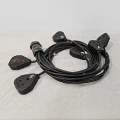 Socapex Plug - 6 x 15A Staggered Sockets Package