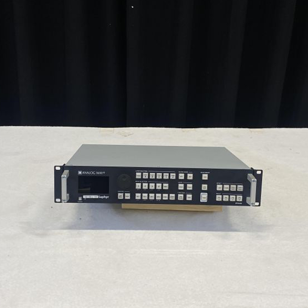 Analog Way Saphyr SPX450 Hi-resolution mixer and seamless presentation switcher and RK-350 controller