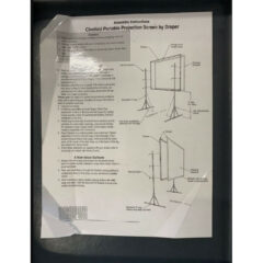 Draper Cinefold Portable Projection Screen - 8ft x 6ft