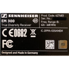 Sennheiser EW300 G3 Freq. Range -B Package