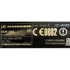 Sennheiser EW300 G3 Freq. Range -B Package