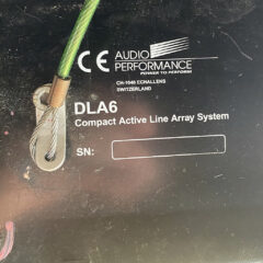 Audio Performance DLA6 and SB800 Package