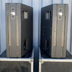 Logic Systems CS 1296 compact, fully horn loaded, passive mid/top enclosure