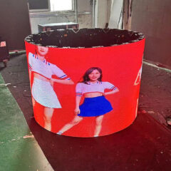 Unilumin 360 degree round Cylinder indoor 2.6 mm LED screen