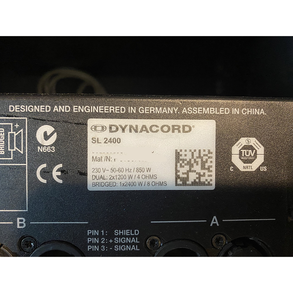 Dynacord SL 2400