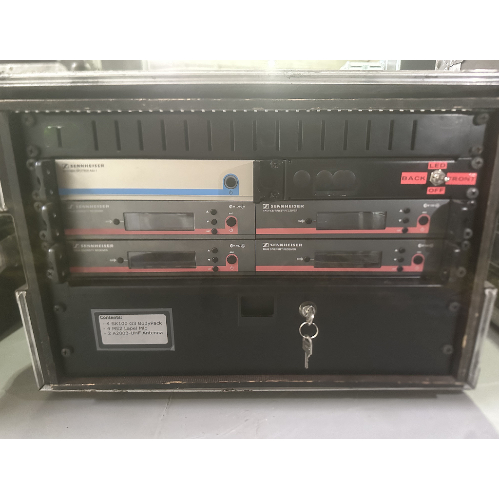 Sennheiser EW100 G3 Rack 4Ch (516 - 558 MHz)