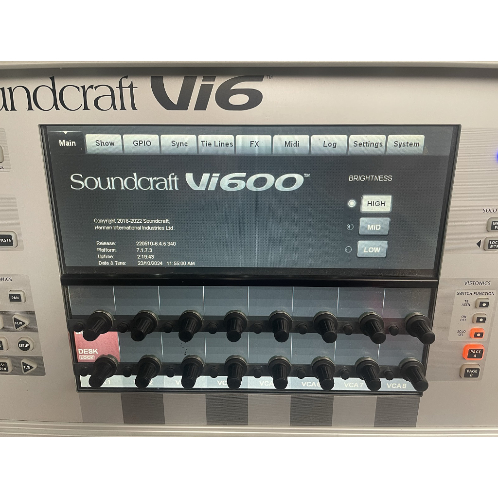Soundcraft Vi600 Digital Mixing Console