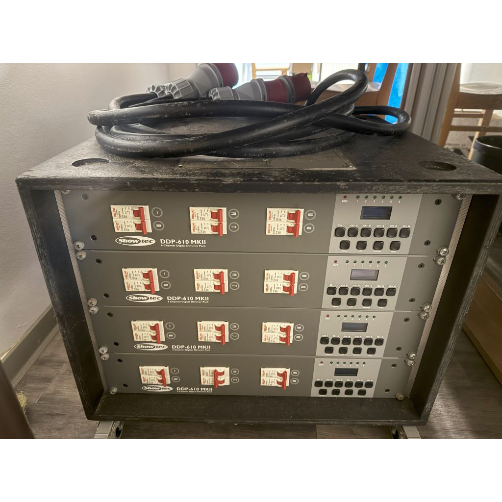 Showtec DDP-610 MKII 6 channel dimmer