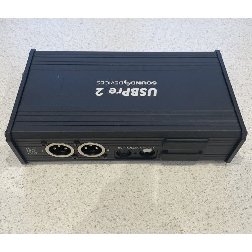 Sound Devices USBPre 2 two-channel, portable, high-resolution USB audio interface
