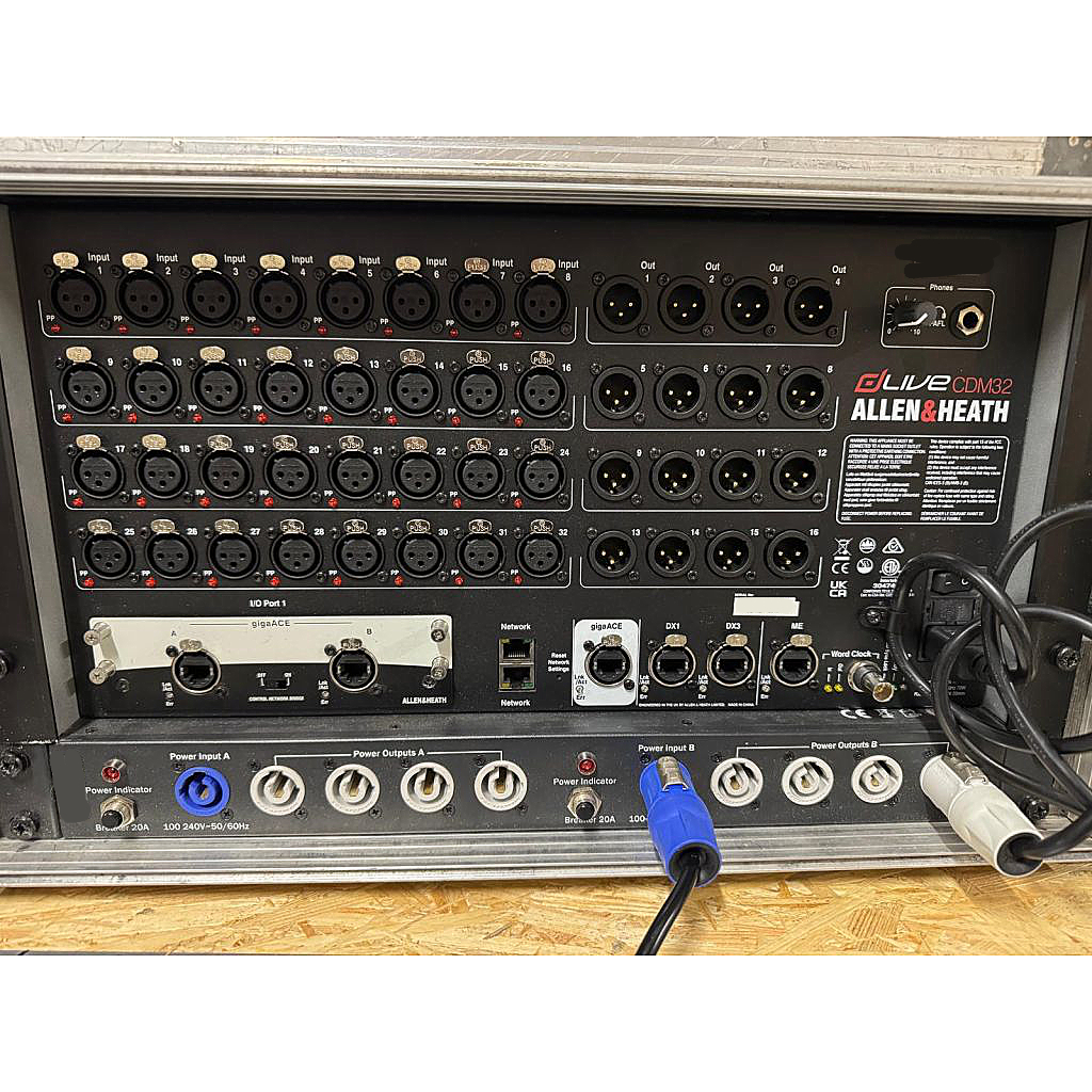 Allen & Heath dLive S7000 Digital Mixing Console and CDM32 Mixrack