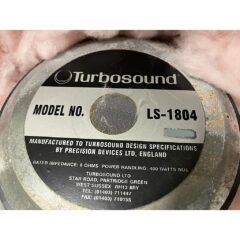 Turbosound TSW-718 Double 18” horn loaded subwoofer