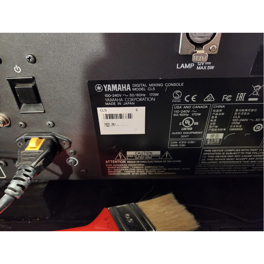 Yamaha CL5 Digital Mixing Console