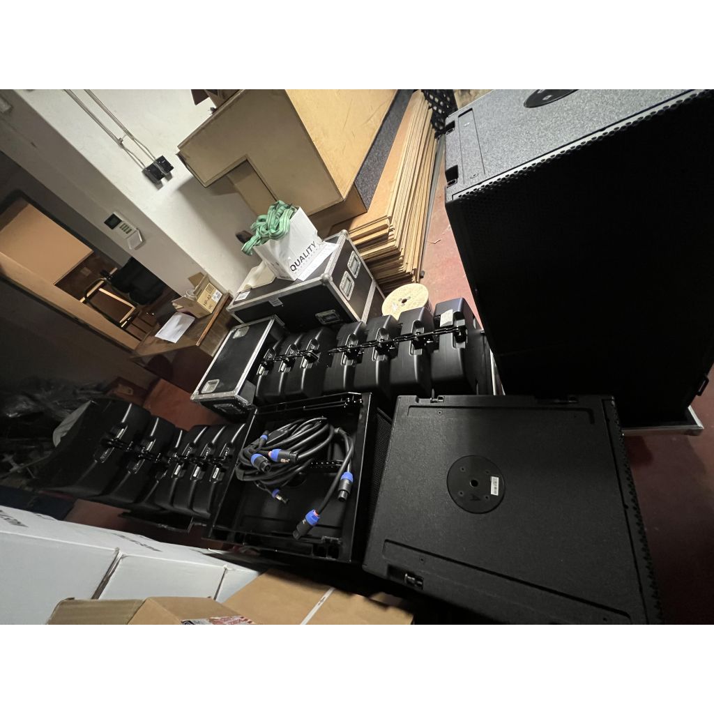 MLA Mini Martin Audio demo system package with cases