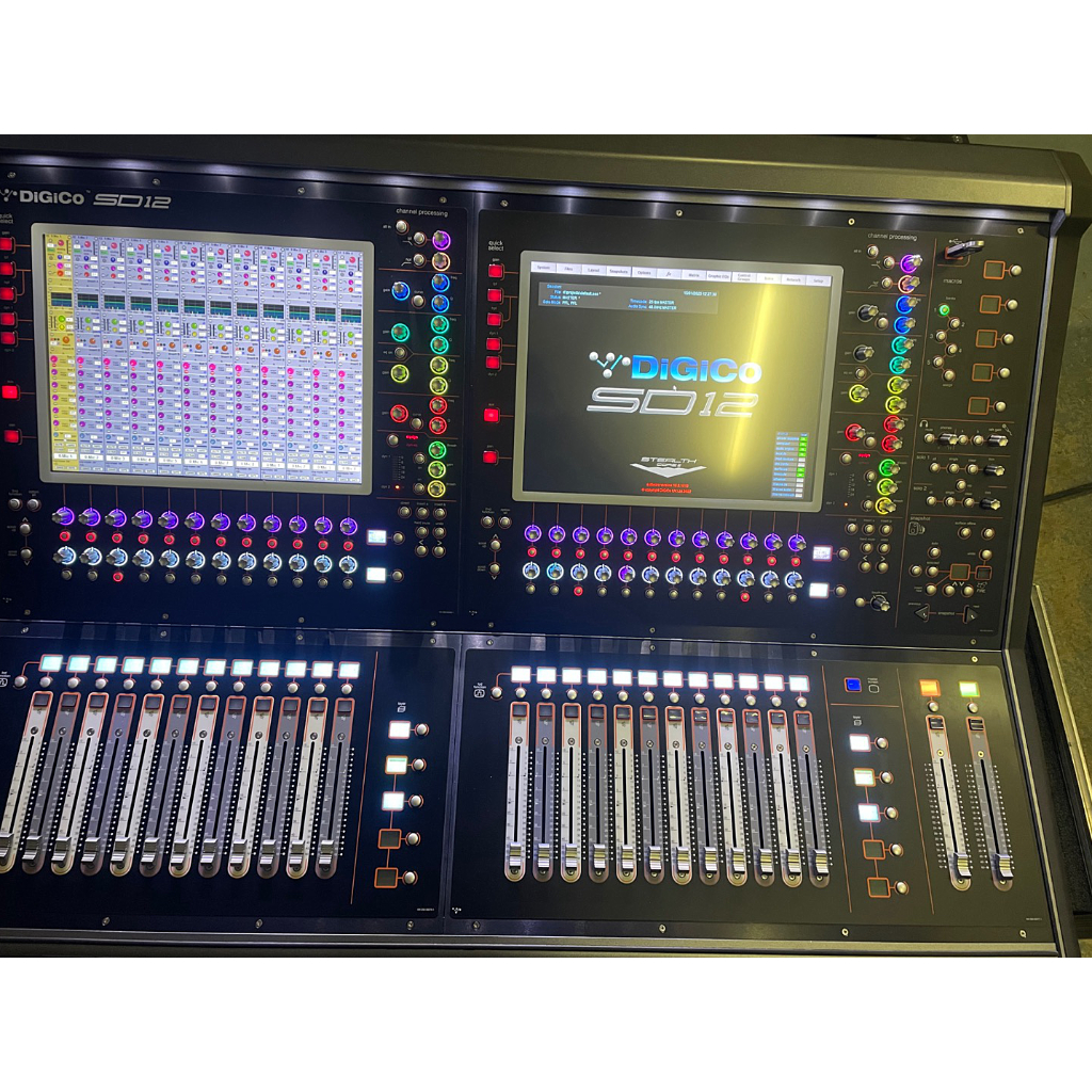 DiGiCo SD12 Digital Mixing Console and D2 Rack Madi Package