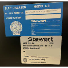 Stewart 16 x 9 Feet WallScreen with Grayhawk LS Micro Perforated