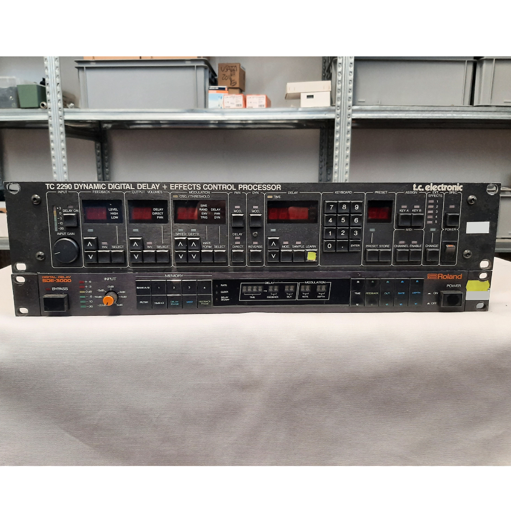 TC Electronic TC2290 & Roland SDE-3000 package