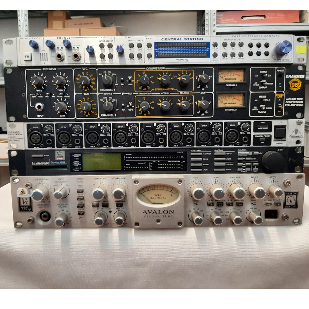 PreSonus, Drawmer, Behringer, TC Electronics & Avalon Processor package