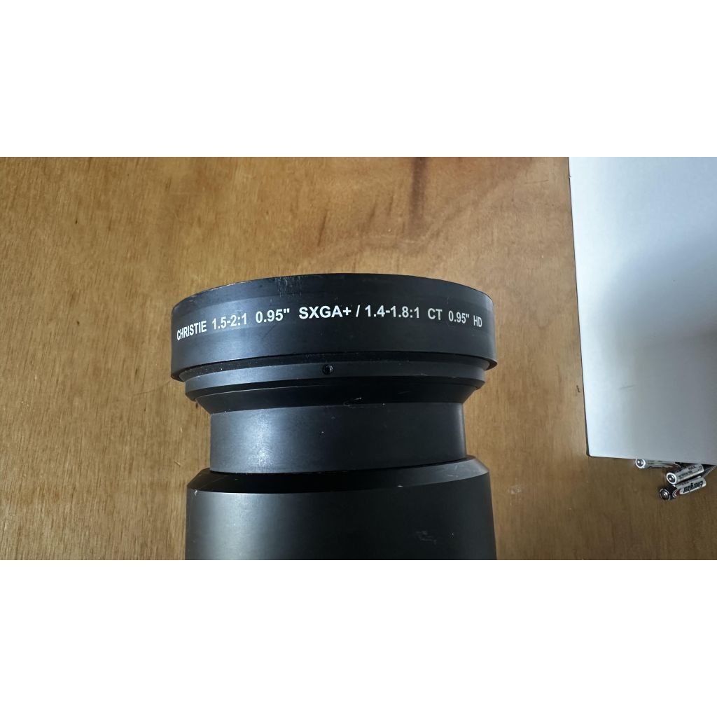 Christie projector lenses, 2 pieces