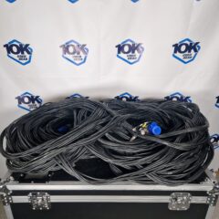 1 x 100m FOH Loom // 4 x DMX, 4 x CAT, 1 x 16a