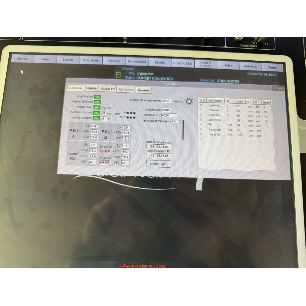 DiGiCO SD7Q Surface