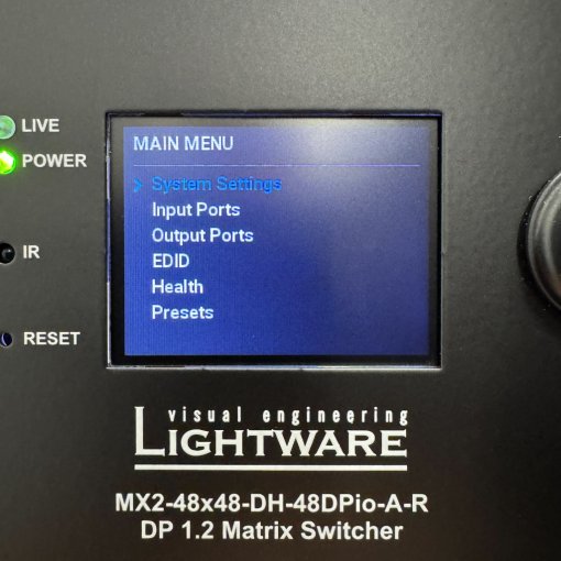 Lightware Display Port MX2-48x48-DH-48DPio-A-R
