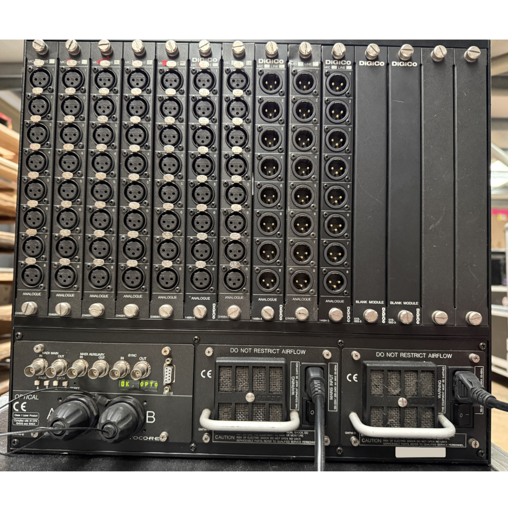 DiGiCO Digirack with HMA Optical