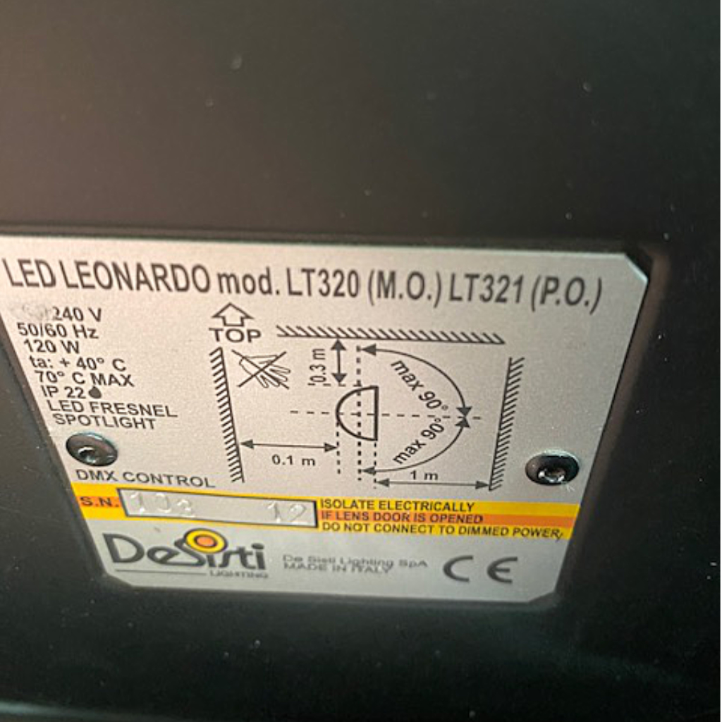 Used Desisti LED Leonardo MOD LT320 Pole Op for sale