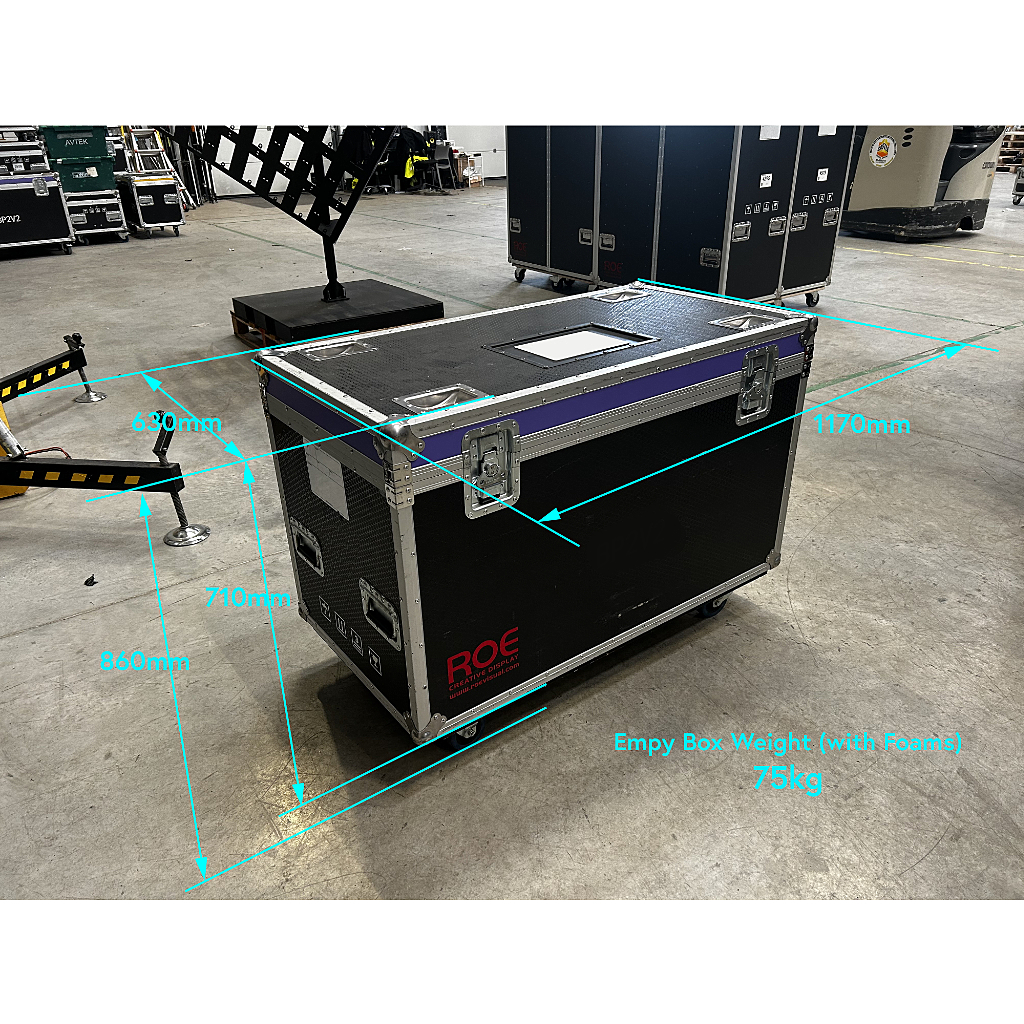 ROE LED flightcase- Like New