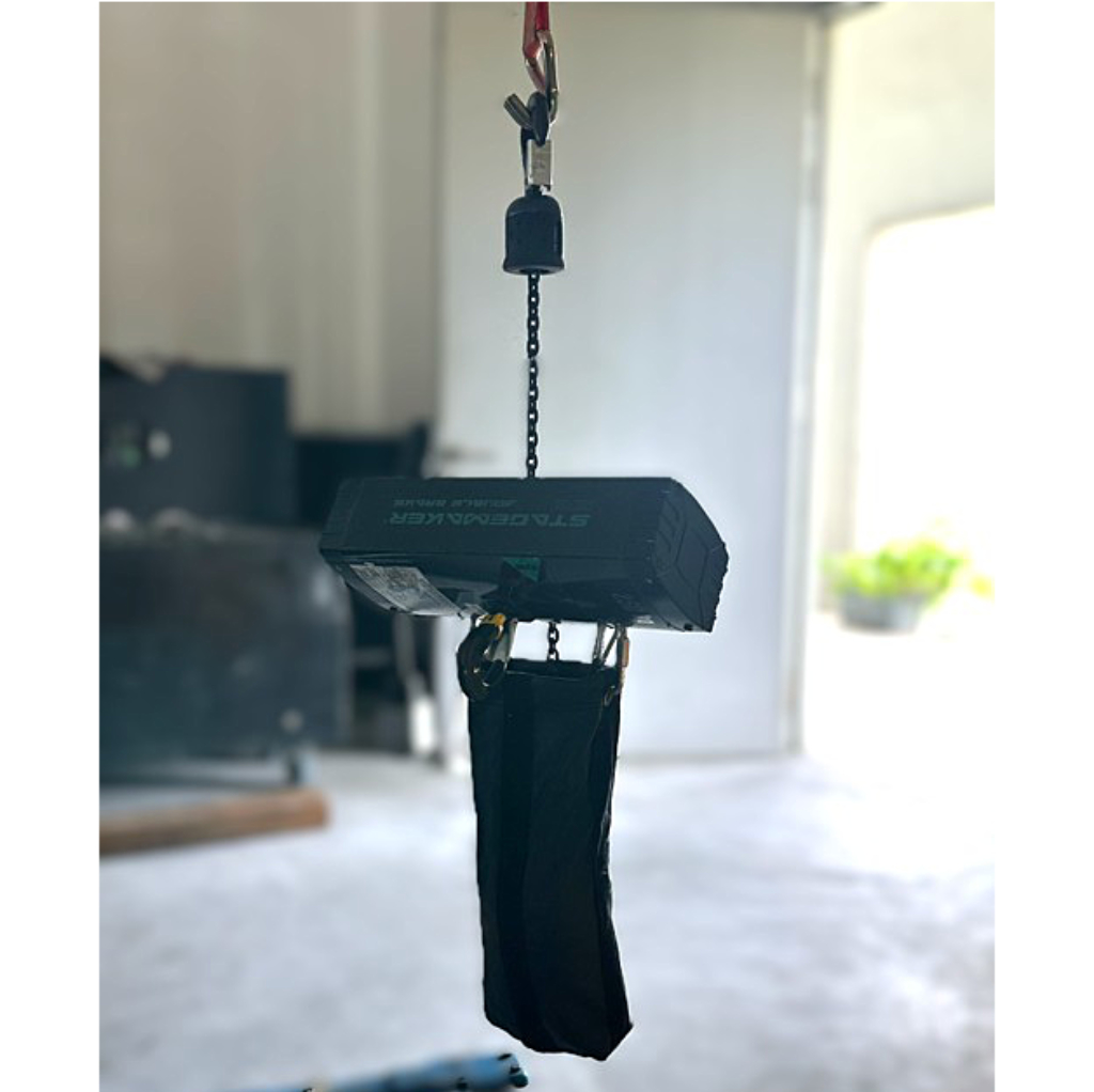 Used Stagemaker SR1 254 250kg HOL 20m Low Voltage Chain Hoist for sale