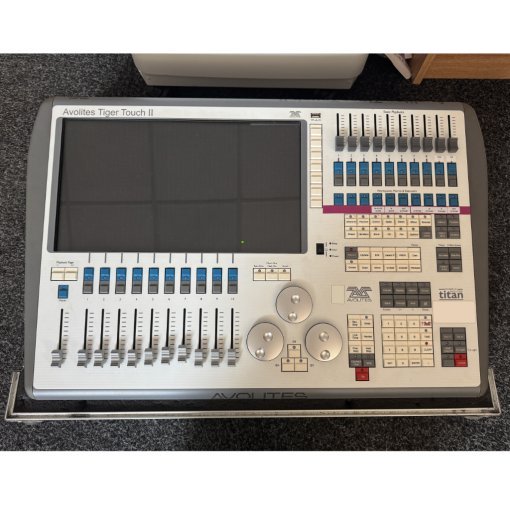 Used Avolites Tiger Touch II with Fader Wing for sale
