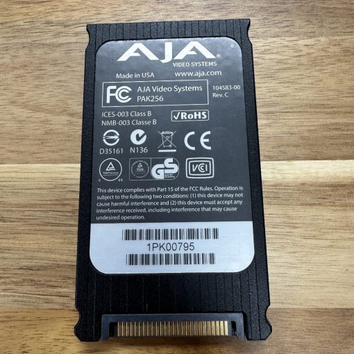 Used AJA Pak 256 (256GB) SSD Media Drive for sale