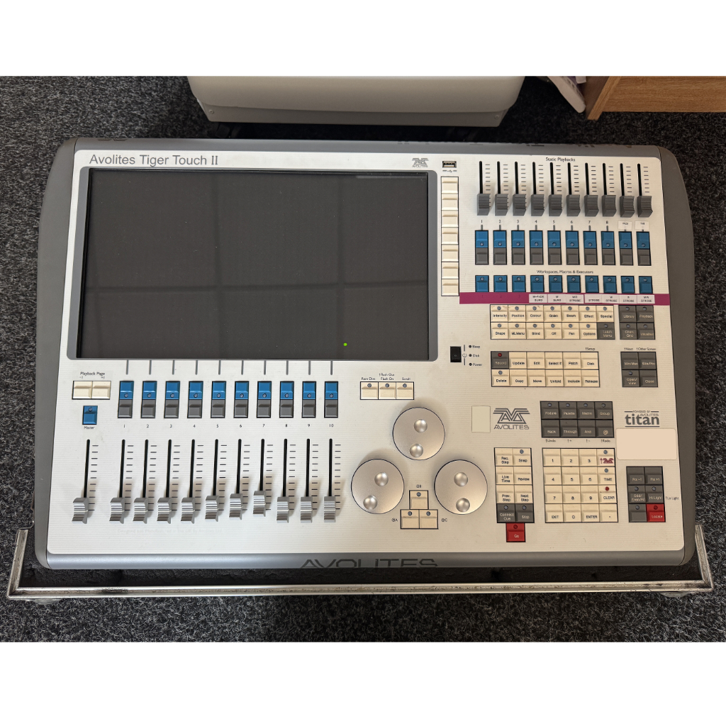 Used Avolites Tiger Touch II with Fader Wing for sale