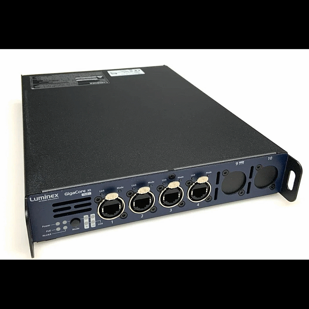 Used Luminex GigaCore 10 POE Ethernet Switch for sale