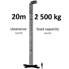 Used Milos S-MT-PA-Steel PA Towers for sale