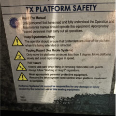 Used Audience Systems TX Platform TXF-PO for sale