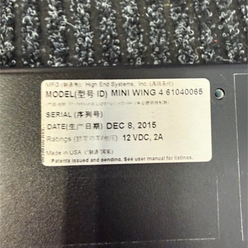 Used High End Hog4 Mini Playback Wing for sale