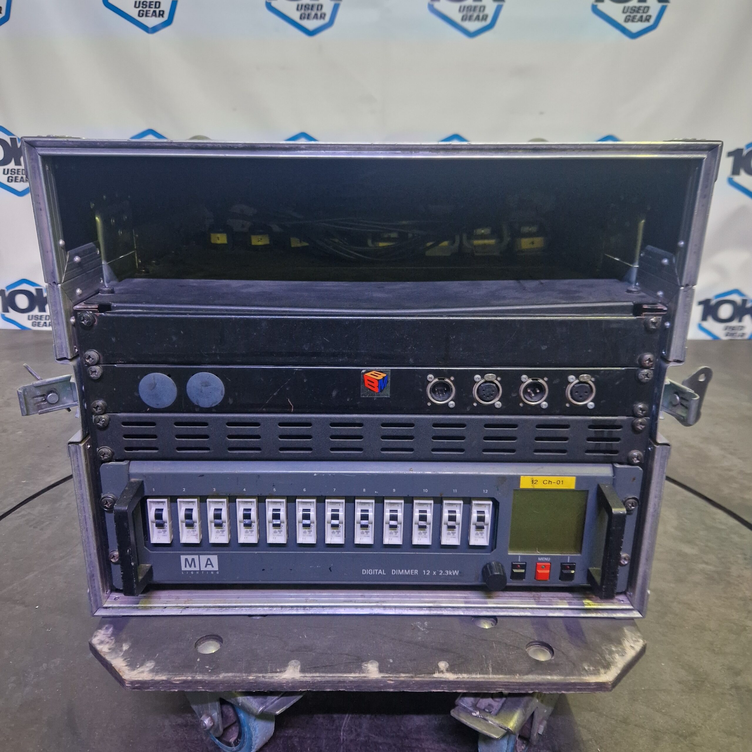 Used Dimmer 12x 2.3kVA MA Lighting Rack for sale