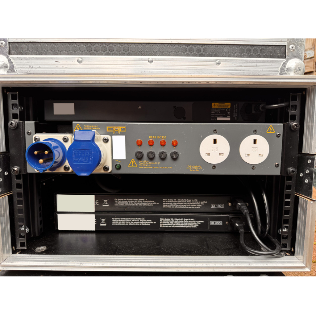 Used Swisson XND-8 Node and Avolites DMX Rack for sale