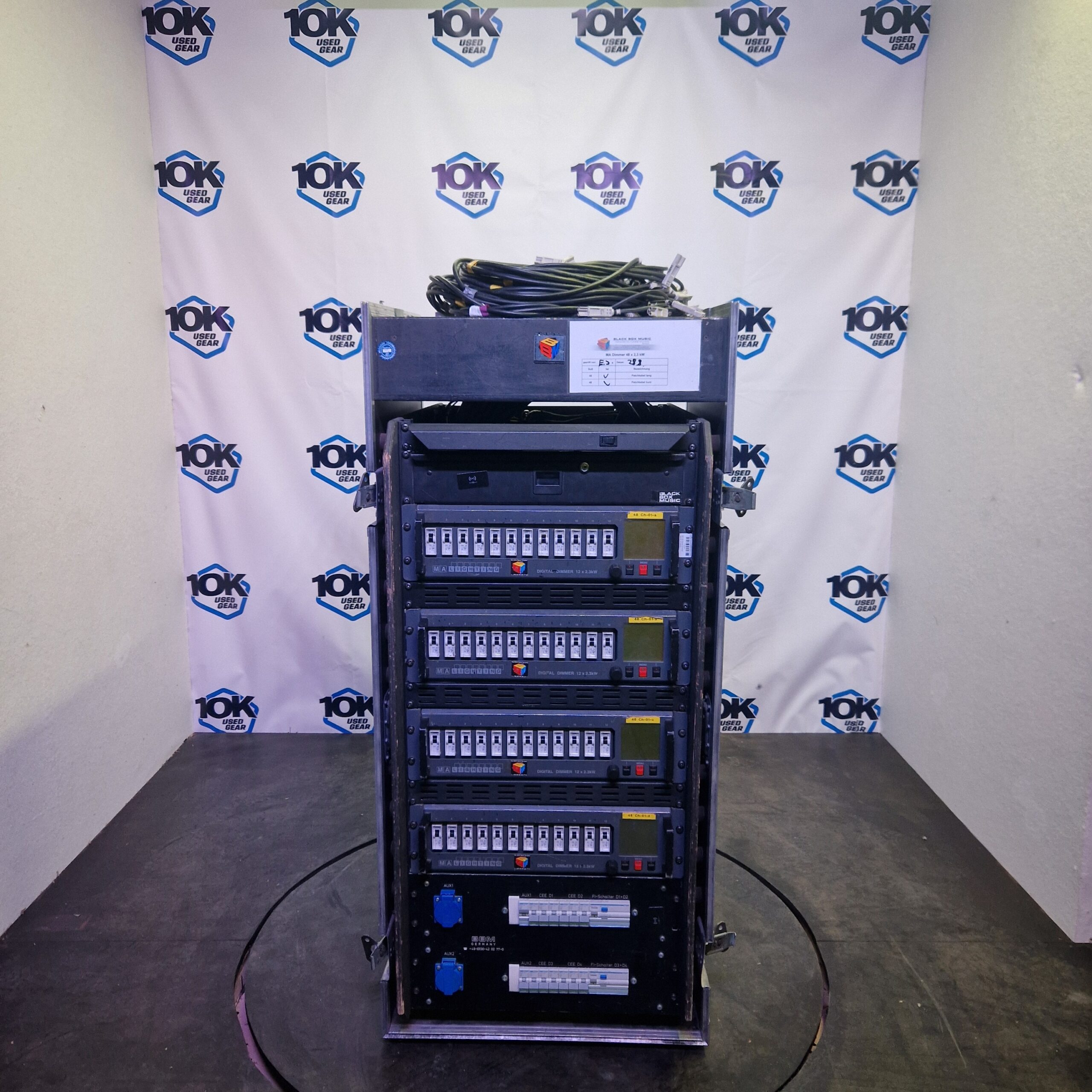 Used Dimmer 24x 2.3kVA MA Lighting Rack for sale